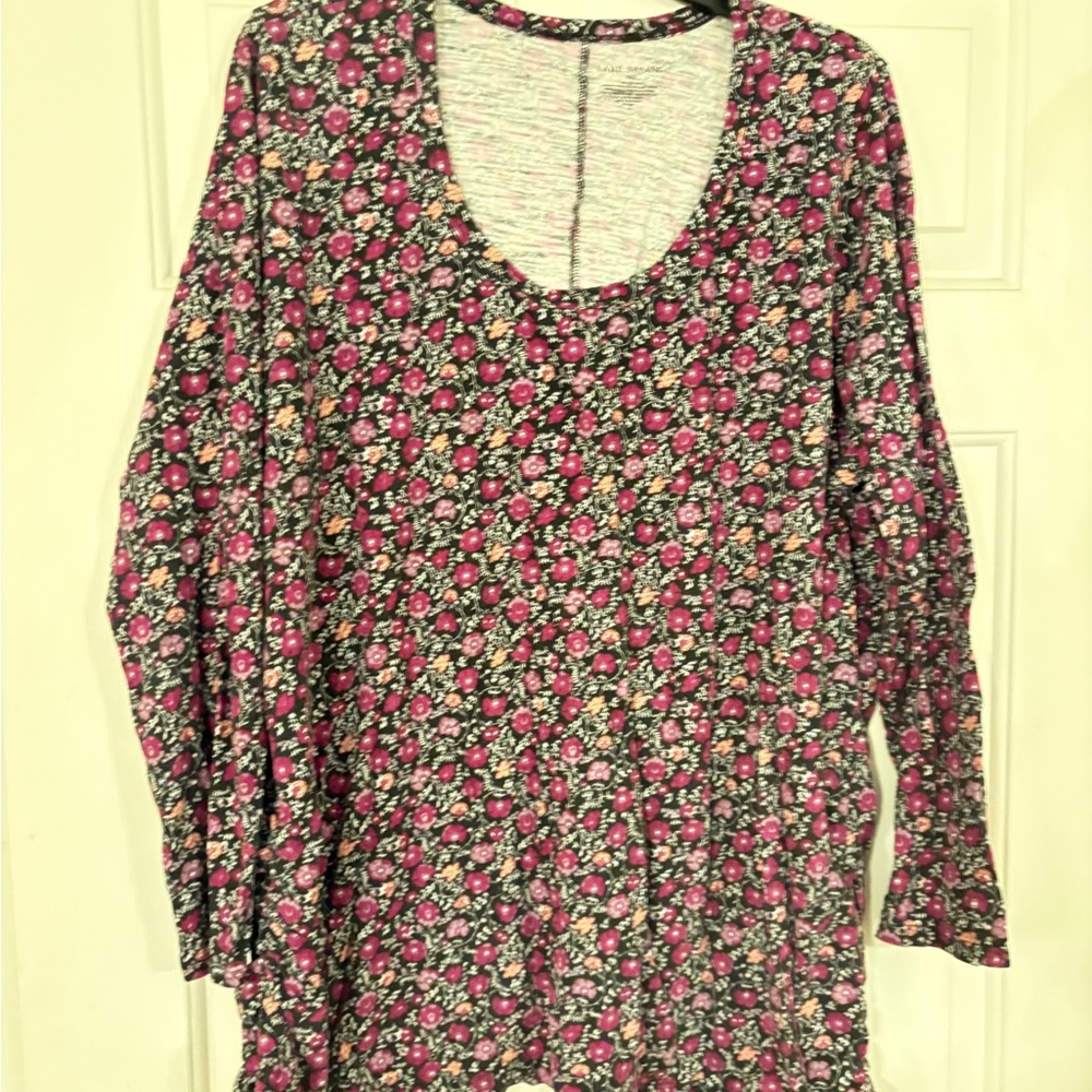 Lane Bryant Floral Long Sleeve Women's Top 14-16